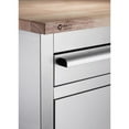 thumbnail image 5 of TRINITY BASICS® 31x20.6 Stainless Steel Rolling Workbench w/ Pegboard, 5 of 8
