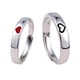 thumbnail image 5 of Guardurnaity Anillos de plata S925 de Metal para joyería resistente y duradera, anillos de temperamento literarios y frescos para niñas Ropa, zapatos y accesorios Miscelánea, 5 of 6