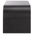 thumbnail image 5 of Safavieh Liasonya Modern Curved Wood Coffee Table, Black, 5 of 10