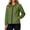 Green, variant on Women Hooded Zip Up Outer Coat Water Wind Block Packable Lightweight Short Outdoor Wind Jacket Hand Pocket Everyday Outer Wear(Yellow,XXL)