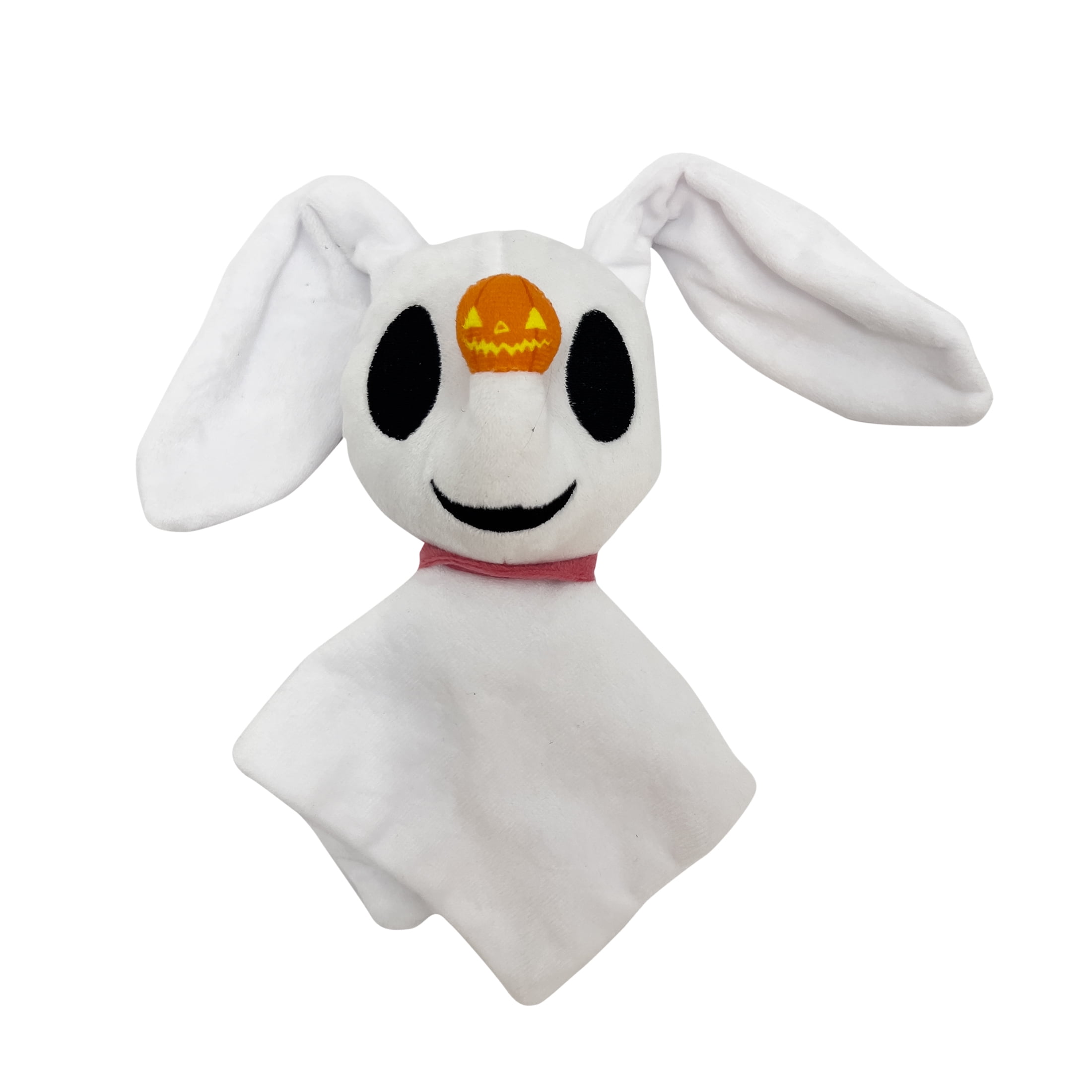 Disney Halloween Dog Toy, Nightmare before Christmas, Zero, Plush, Squeaky, Black & White, 8.66"