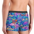 thumbnail image 5 of Kll Colorful Mushrooms Men'S Cotton Boxer Briefs Underwear-Large, 5 of 9