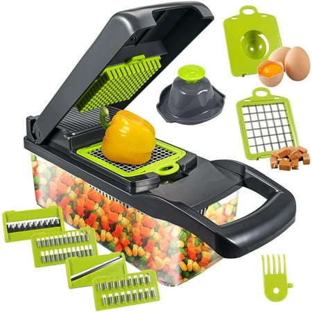 

Decor Multifunctional Vegetable Cutter 15 In 1 Food Chopper Household Vegetable Cutter Sliced Potato Shreds And Slices