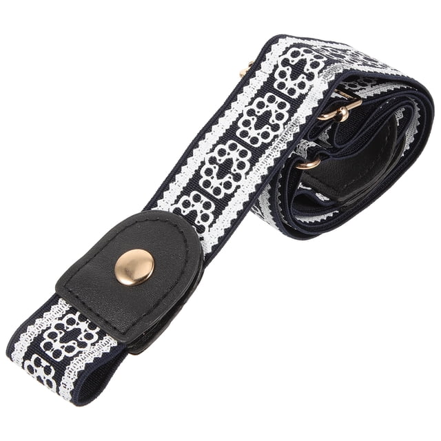 Cinturón sin hebilla, cinturón elástico de moda sin hebilla para mujeres y hombres.