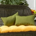 thumbnail image 7 of Greendale Home Fashions 19'' x 12'' Reversible Outdoor Throw Pillow, Set of 2, Hunter Green, 7 of 7