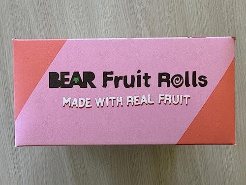 Bear Fruit Rolls Strawberry & Raspberry Variety Pack 48 rolls