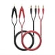 thumbnail image 1 of Cables de Prueba para Medidores, Terminales Kelvin, Cables con Conectores Tipo Banana de 4 mm Chapados en, 1 of 5