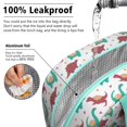 thumbnail image 5 of Womens White Cartoon Cute Dinosaurs Pattern Lunch Box for Work,Insulated Lunch Bag for Women,Loncheras Para Mujer,Leakproof Adult Lunch Bag for Work,Beach,Travel,Picnic,Camping, 5 of 7
