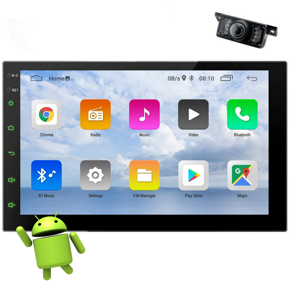 Android 6.0 9inch Double 2Din Quad-Core Car Stereo Radio GPS WiFi 4G Mirror Link 