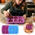 thumbnail image 2 of Halloween Silicone Mold 3D RIP Gravestone Mold with Skulls Spider for Ice Chocolate Cake Candy Soap Novelty Ice Cube Tray Party Birthday Decor Home Baking Craft, 2 of 9