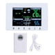 thumbnail image 1 of Meteorological Clock Color LCD Display Digital Weather Thermometer with Atomic Clock for Garage, 1 of 4