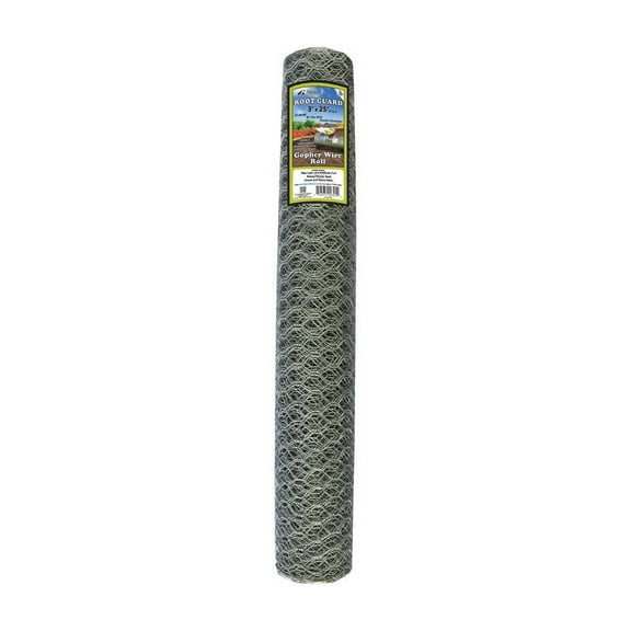 Digger's Root Guard 3 ft. H X 25 ft. D Silver Coated Wire Gopher Wire Roll
