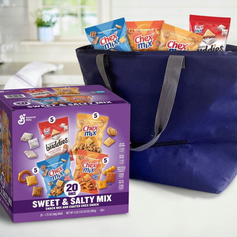 Chex Mix Snack Variety Pack, 20 ct, Includes Muddy Buddies + more