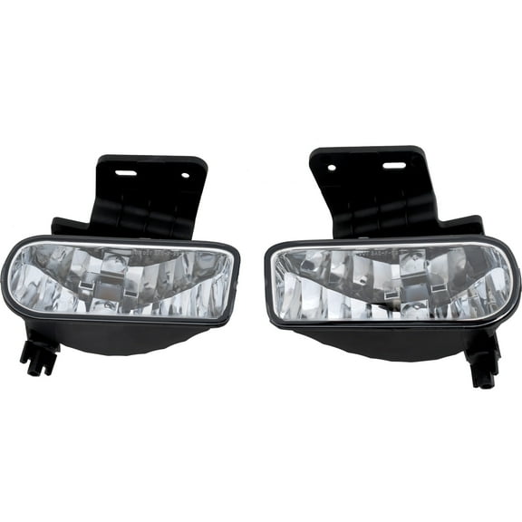 Fog Light Compatible with 2000-2006 Chevrolet Tahoe 1999-2002 Silverado 1500 Left Driver and Right Passenger With bulb(s)