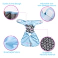 thumbnail image 4 of Washable Wrap Diapers for Female Dogs Reusable Female Dog Diaper Breathable Female Dog Wraps, Pack of 3, 4 of 7