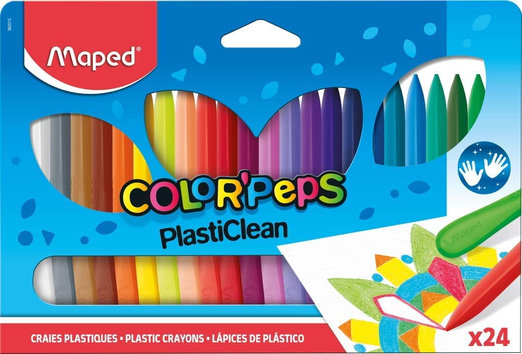 Lot de 10 craies de couleur - MAPED - Drawin'Kids