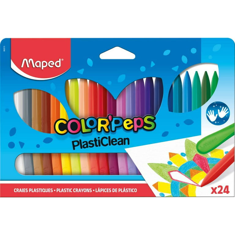 Crayon de couleur aquarellable Color'Peps Aqua 24 crayons