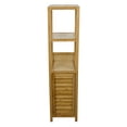 thumbnail image 2 of Eccostyle Solid Bamboo Spa or Bath Storage Tower Cabinet - Natural, 2 of 6