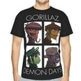 thumbnail image 6 of Gorillaz Men's Short-Sleeve T-Shirt Summer Casual Tee Top Breathable Crewneck T-Shirt Medium, 6 of 7
