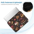 thumbnail image 2 of FORMRS 13-13.3 inch Laptop Sleeve Case Soft Carrying Quilted Computer Bag Cover, Chocolate Cakes, 2 of 7