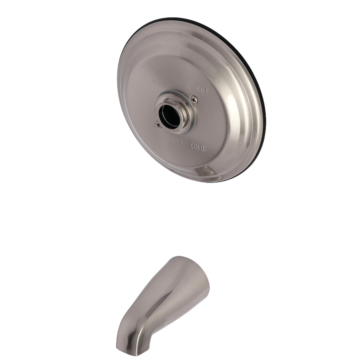Kingston Brass Magellan Triple Handle Tub and Shower Faucet with Valve