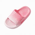 thumbnail image 3 of HCNTES Toddler Kids Unisex Water Slides Soft Sole Non-Slip for Spring Summer Beach Pool Shower Indoor Comfort(Z01-Pink,12), 3 of 6