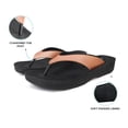thumbnail image 6 of AEROTHOTIC Flip Flops for Women with Arch Support Plantar Fasciitis Orthopedic Cushioned Footbed Comfortable Non-Slip Sole with Padded Straps Dressy Casual Recovery Women Sandals, 6 of 7