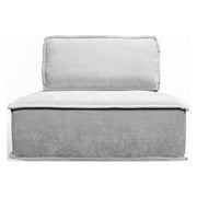 Urban Home Shasta Sectional Armless Piece in Dove Grey