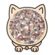 thumbnail image 1 of Rompecabezas de madera de 135 piezas con forma de gato de colores, ideal para amantes de los gatos. Rompecabezas con silueta de gatito, juguete antiestrés de madera de 24 cm (9,5 pulgadas) para estim, 1 of 2