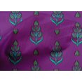 thumbnail image 4 of oneOone Cotton Poplin Fabric Leaves & Paisley Block Printed Craft Fabric BTY 42 Inch Wide, 4 of 4