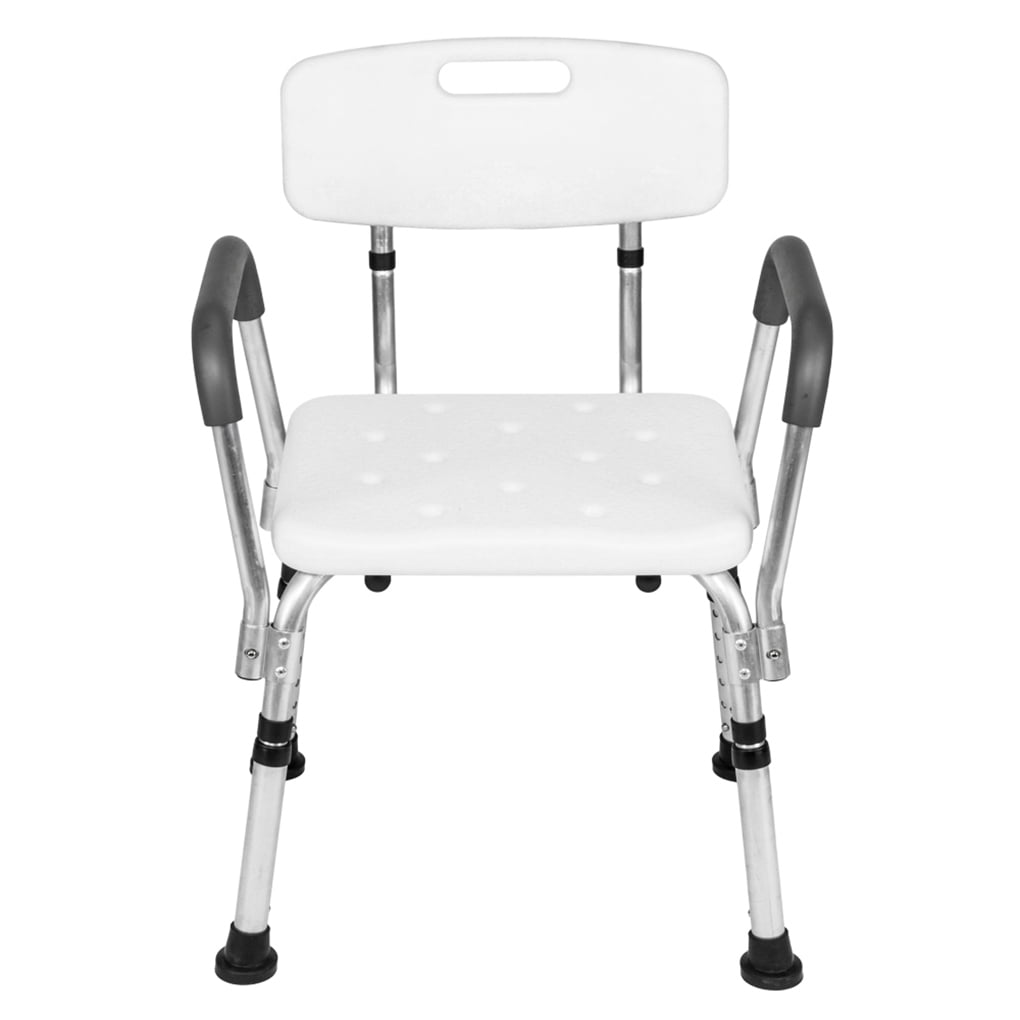 Height Adjustable Bath Shower Chair Elderly Safety Bathing Seat Anti