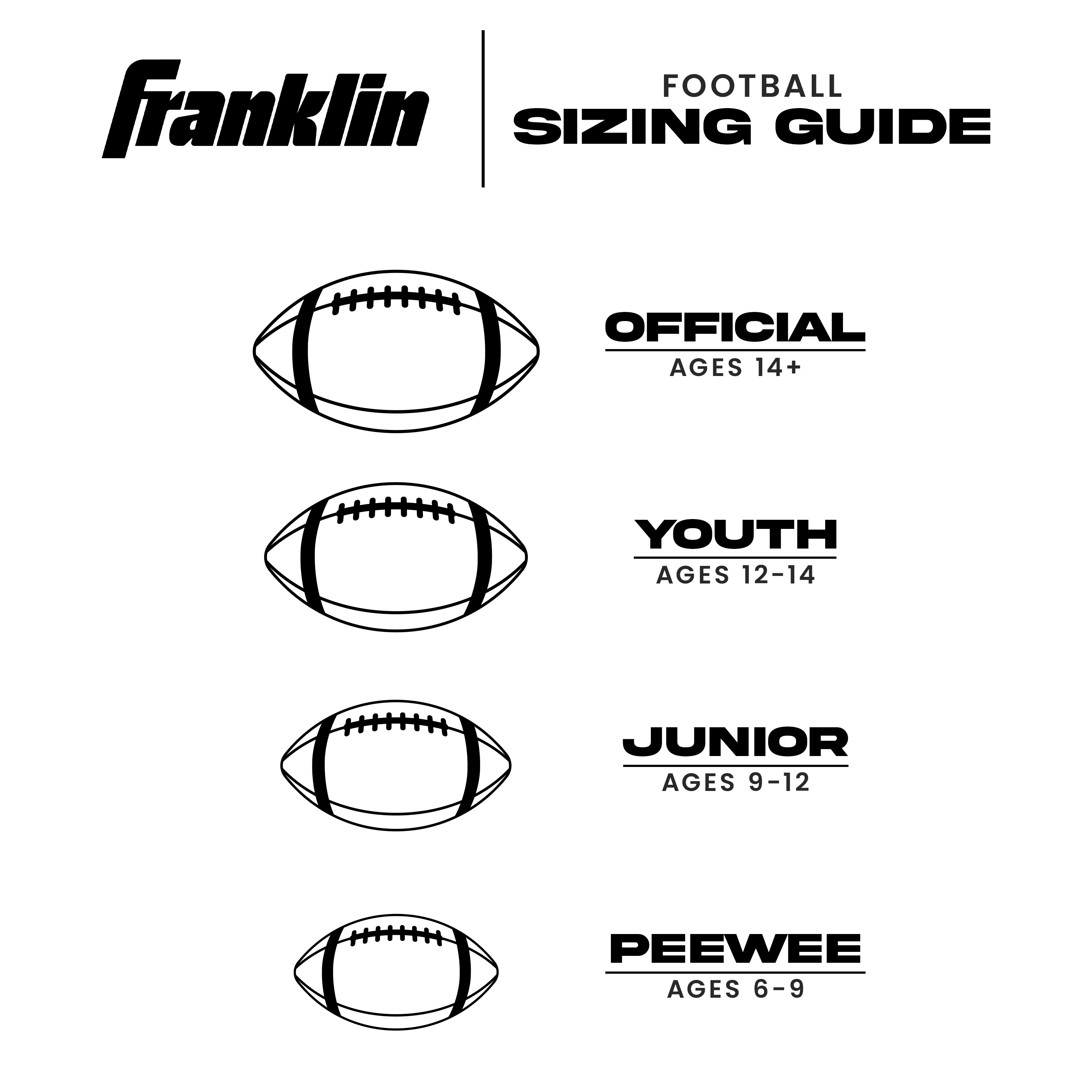 Franklin Sports Peewee Football Extra Grip 1000 photo 5