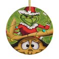 thumbnail image 1 of Adorno navideño colgante Grin-Ch para árbol de Navidad: adornos colgantes de cerámica para fiestas: ideas para regalar adornos navideños, 1 of 8