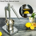 thumbnail image 7 of Cast Iron Juicer Hand Press,Effective Stainless Steel Manual Juicer Fruit Squeezer, Juice Extractor for Fresh Lemonade Orange Juice, Easy to Clean,Home and Kitchen Essentials, 7 of 7