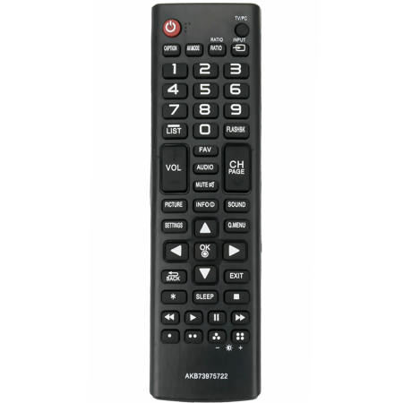 AKB73975722 Replace Remote Control for LG Smart TV 24LH4530?28LJ4540?29LB4510?
