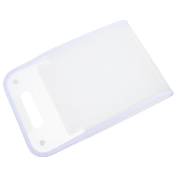 Masteelf Vertical Accordion Folder for Office Document Storage Made of PP White 9 Compartments