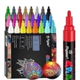 thumbnail image 1 of 24 Colors Acrylic Paint Marker Pens, Extra Fine Acrylic Paint Pens For Wood, Canvas, Rock , Glass,2, 1 of 5