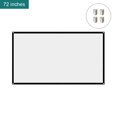thumbnail image 2 of CNKOO Projector Screen Indoor Outdoor Projector Movie Screen Portable Projection Movie Screen for Home Theater, 2 of 8