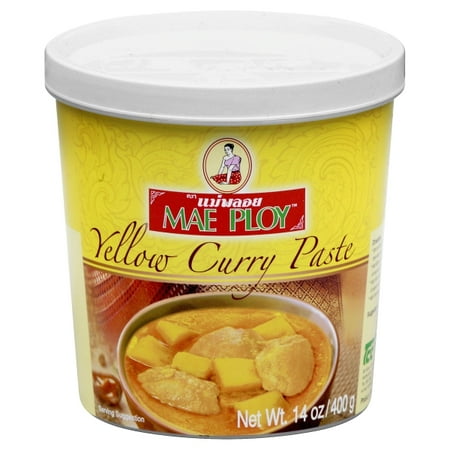 Thep Padung Porn Coconut Mae Ploy Yellow Curry Paste, 14 oz