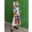 White-1, variant on Women's High Waist Boho Maxi Dresses Casual Loose Long Sleeve Ruffled Neck Elegant Evening Party Belted Dresses