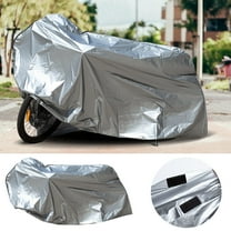 WZXPWT Motorcycle Cover, All-Season Waterproof PE Film Scooter Cover and Sun Protection for Motorcycles (1 PCS)