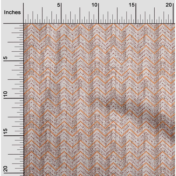 oneOone Cotton Jersey Dusty Gray Fabric Text & Chevron Geometric Sewing Craft Projects Fabric Prints By Yard 58 Inch Wide