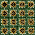 thumbnail image 2 of 4.2x4.2 Arab Green Talavera Mexican Tile, Set of 9 pcs, 2 of 2