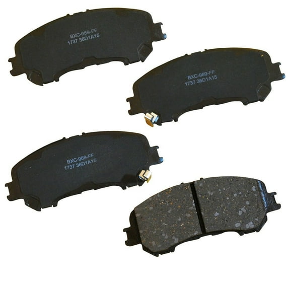 Bendix Brakes Disc Brake Pad Set Fits select: 2014-2017 NISSAN ROGUE, 2018 NISSAN ROGUE S/SL/SV