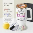 thumbnail image 4 of Christian Gifts for Women Faith - Christian Tumbler - Inspirational Religious Birthday Gift for Women - Catholic Spiritual & Confirmation Baptism Gifts for Girl - 40 Oz Stainless Steel Tumbler, 4 of 6