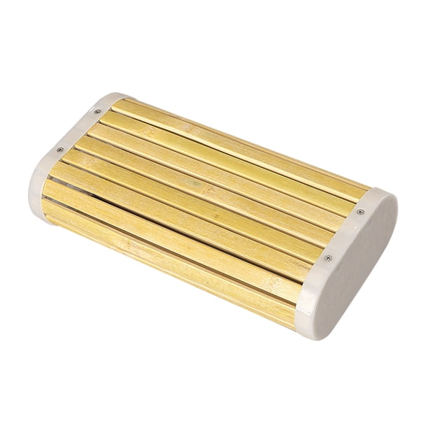 GOOHOCHY Almohada de bambú, almohada cervical, almohada hueca para descansar el cuello, almohada para sauna, almohada de verano