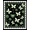 Black, Pattern 2, variant on ODIKA 2x3 Machine Washable Non-Slip Area Rug, Moth Garden Reverie Featuring Interlocking Petal and Leaf High Traffic Rug, Black, 555381