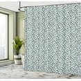 thumbnail image 5 of Ambesonne Leopard Shower Curtain, Animal Skin Print Spots, 69"Wx84"L, Sea Green Charcoal Grey, 5 of 5