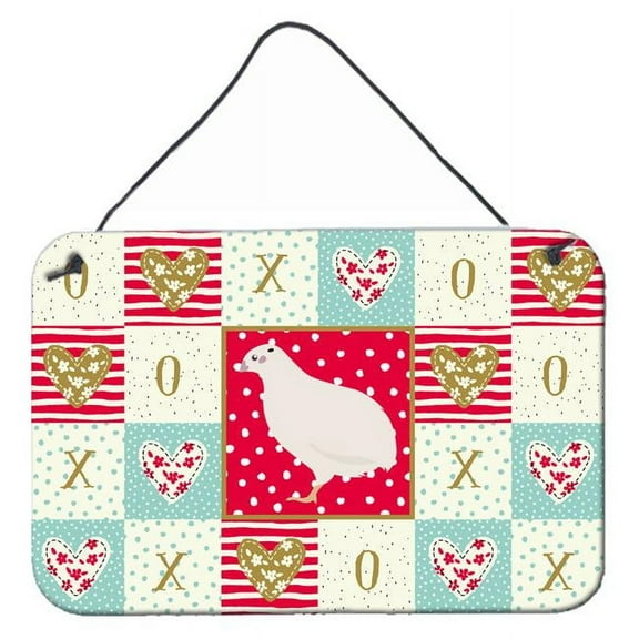 Caroline's Treasures CK5384DS812 Texas Quail Love Wall or Door Hanging Prints, 8x12, multicolor