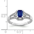 thumbnail image 3 of Primal Gold 14 Karat White Gold Diamond and Sapphire Ring, 3 of 6